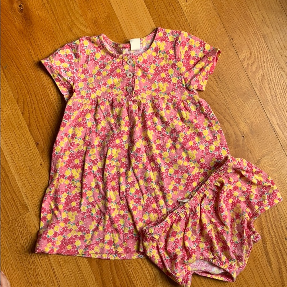 Tucker+Tate Girls dress w/ bloomers 12m